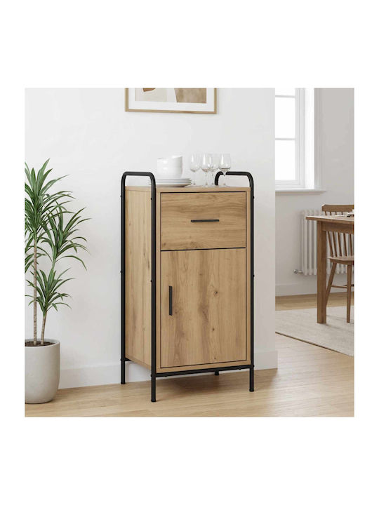 Artisan Wooden Sideboard with Drawers Oak 97x33...