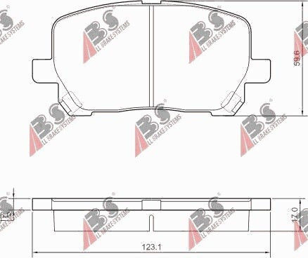 Plăcuțe de Frână Toyota Avensis Verso 01 23836.17.0