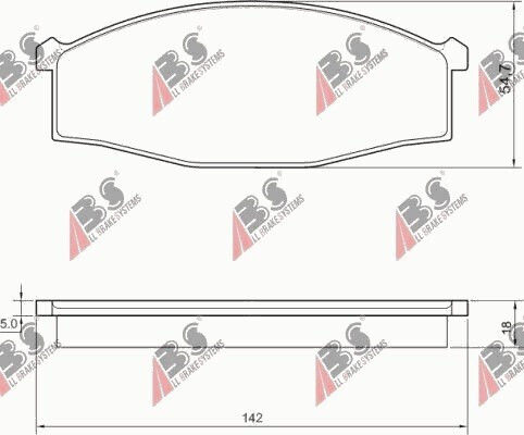 Bremsbeläge Nissan Cabstar 89-99 21782.18.0