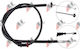 Handbrake Cable Fiat 500 07 Right Rear 51753527