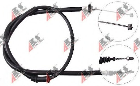Handbrake Cable Fiat 500 07 Right Rear 51753527