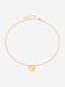 Charmy Choker Γεωμετρικό από Επιχρυσωμένο Ατσάλι