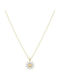 14K Gold Necklace with Zircon
