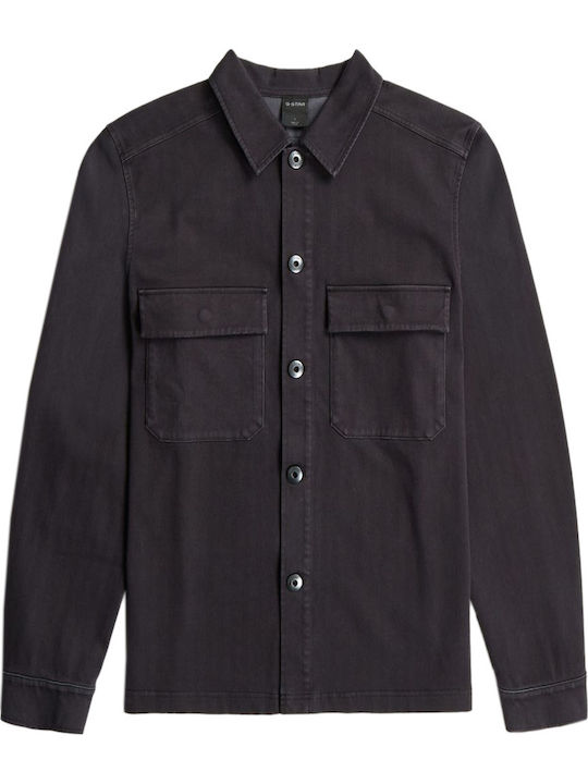 G-Star Raw Overshirt Cu Mâneci Lungi Dk Black Gd