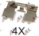 Zest Brake Pad Assembly Kit Toyota 0440993000