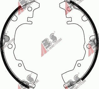 Спирачни челюсти Daihatsu Charade 83-87 0449587703000