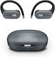 Airwave In-Ear-Bluetooth-Headset mit Schweißbeständigkeit und Ladeetui, Grau