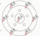 Bremsscheibe Opel Sintra 96-99 Hinten 0569107