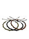 Siballba Herren-Makramee-Armbandset aus Kordel Sb-M20113-3er-Set