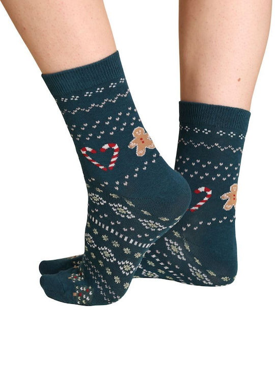 Noidinotte Plain Green Socks