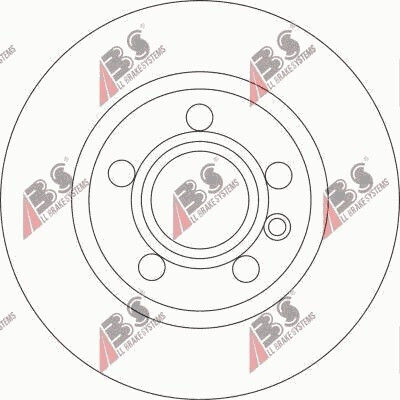 Brake Disc Vw T4 97-03 Rear 7d0615601c