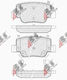 Brake Pads Toyota Verso 09 Rear 044660f010