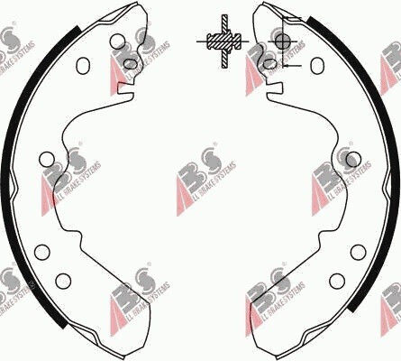 Brake Shoes Opel Frontera A 91-95 0552158