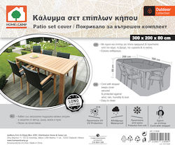 Home & Camp Table Cover HC 21858 300x200x80 cm in White Colour