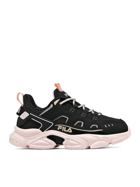 Memory Spinel 3 Lace Παιδικά Sneakers Μαύρα