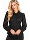 Long Sleeve Women's Shirt Black WG-FY-9177-27SH-Black
