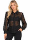 Long Sleeve Women's Shirt Black WG-SO0013-27SH-BLACK