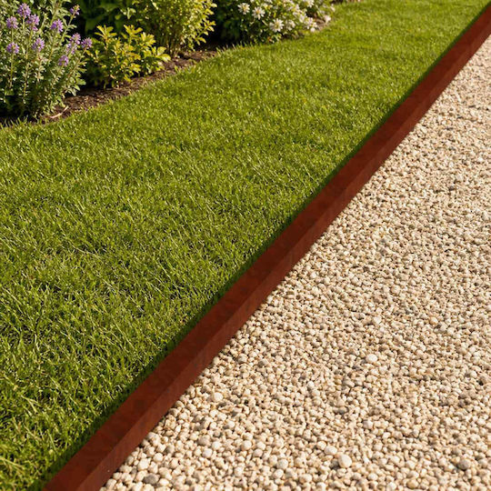 Garden Edging Profiles 2 Pcs 100 x 5 x 5 cm 8013008 Rusted