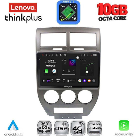 Lenovo Ltm 11276_cpa 10-Zoll-Multimedia-Tablet für Jeep Compass Patriot Modell 2007–2016