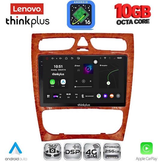 Lenovo Ltm 11402ch_cpa 9-Zoll-Multimedia-Tablet für Mercedes C-Klasse W203, Baujahr 1999–2004