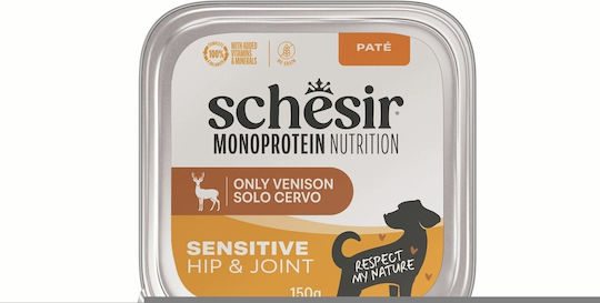Schesir Hrană Umedă pentru Câini cu Cerb și Carne 150 g