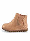 Kids Rose Gold Ankle Boots
