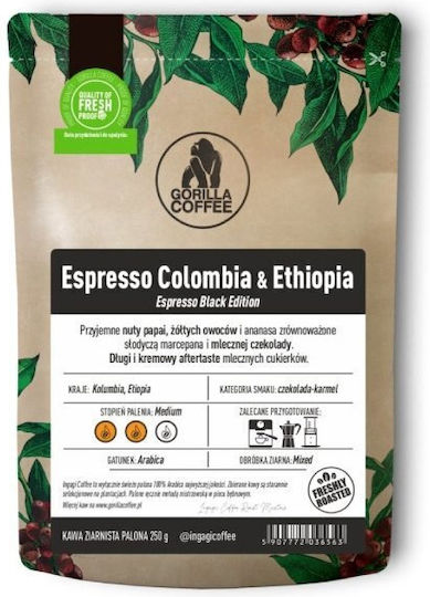 Ingagi Coffee Espresso Kaffee Kolumbien in Körner 250g