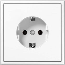 Liregus Single Walled Power Socket White Liregus Single Walled Power Socket White