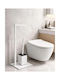 Set Accesorii Baie Inox Alb