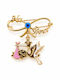 Atofio Kosmima Детска безопасна игла от позлатено сребро