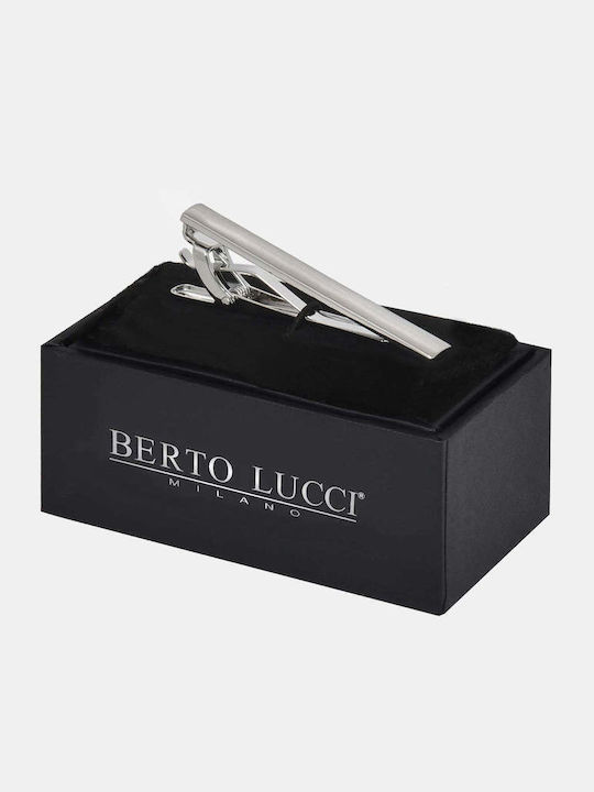 Berto Lucci Silver Tie Clip