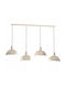 Luminex Handa Beige Pendant Light for 4 E27 Bulbs