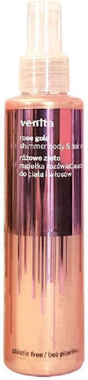 Venita Rose Gold Spray Parfumat pentru Corp și Păr Shimmering pentru Bărbați 150ml