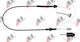 Gas Cable Dacia Logan 04 6001546868