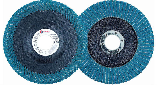 Andre Andre Zirconium Flat Grinding Wheel for Angle Grinder 125mm P40 Zur