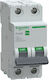 Schneider Electric Αυτόματη Ασφάλεια 10A Διπολική