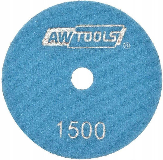 AWTools AW Polierschleifpapier 100 mm Körnung 1500 S Für Trockene Anwendung