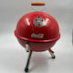 Karvounis Tragbarer Holzkohlegrill mit Deckel 41x41 cm