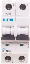 Eaton Μεταγωγικός Διακόπτης Ράγας 400V 63A