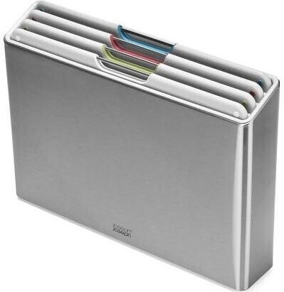 Joseph Joseph Folio Комплект сиви пластмасови дъски за рязане 26.5x7.4cm 4 бр