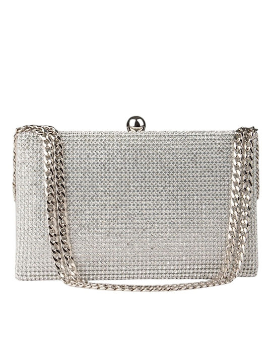 Damen-Clutch Silber