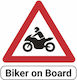 Biker-On-Board-Aufkleber