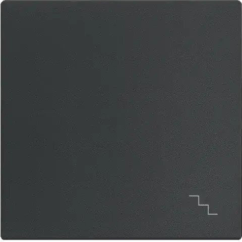 Kontakt-Simon Recessed Rotary Key Switch Without Frame Grey