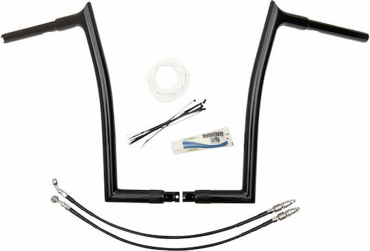 Fat Baggers Inc Clip-Ons 32mm 909316-b Harley Davidson Fltrx 1750 ABS 17-20 Width: 89cm Black