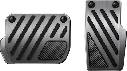 Spigen Καλύμματα Πεντάλ Performance Line Design To200p Acp11627 Tesla 3/y Juniper Y L Κυρτά Αντιολισθητικά Ασημί