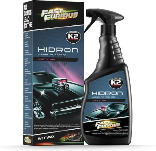 K2 Hidron Fast&Furious 750 ml – Flüssiges Wachs für Glanz & Hydrophobe Wirkung
