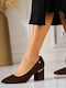 Anessa Pumps mit Flachem Absatz Braun