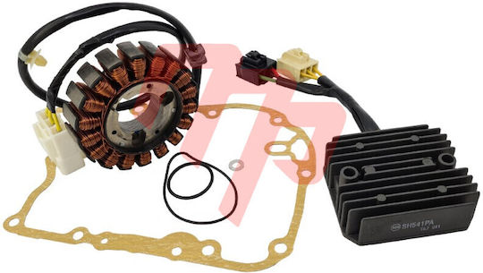Service Kit Ανορθωτης Πηνια Φλαντζα Honda Sh 150 05-12 Γνησια Σετ 06310-ktf-307