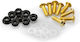 Anodized Windscreen Bolt Kit Yellow Puig 0956g