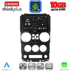 Lenovo Auto-Audiosystem für BMW X2 / X6 Jeep Wrangler 2006–2011 (Bluetooth/USB/WiFi/GPS/Apple CarPlay/Android Auto) mit 9-Zoll-Touchscreen